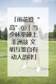 雨花登“高”③｜当少林拳碰上非洲鼓 文明互鉴自有动人韵律