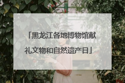 黑龙江各地博物馆献礼文物和自然遗产日