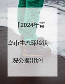 2024年青岛市生态环境状况公报出炉