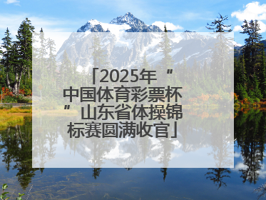 2025年“中国体育彩票杯”山东省体操锦标赛圆满收官