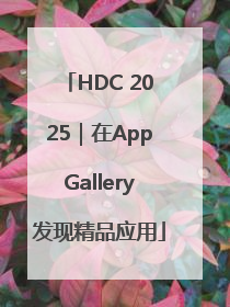 HDC 2025｜在AppGallery发现精品应用